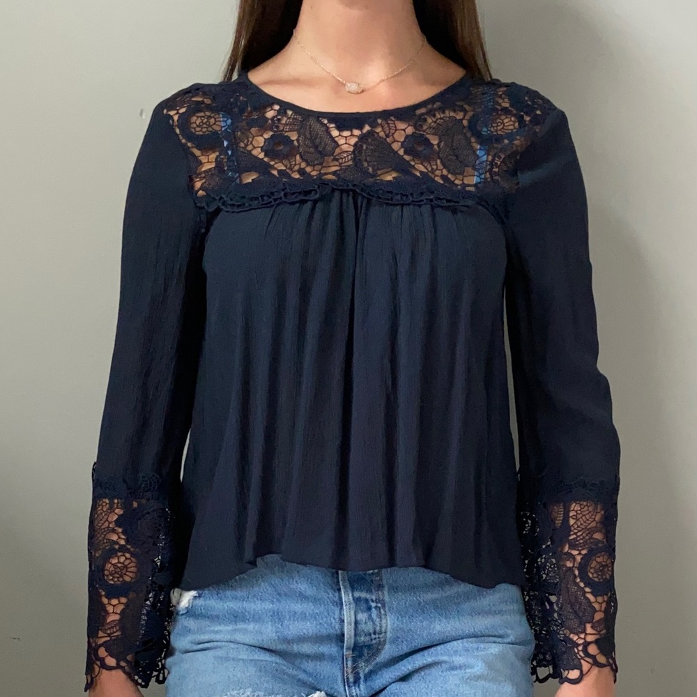 Navy Blouse